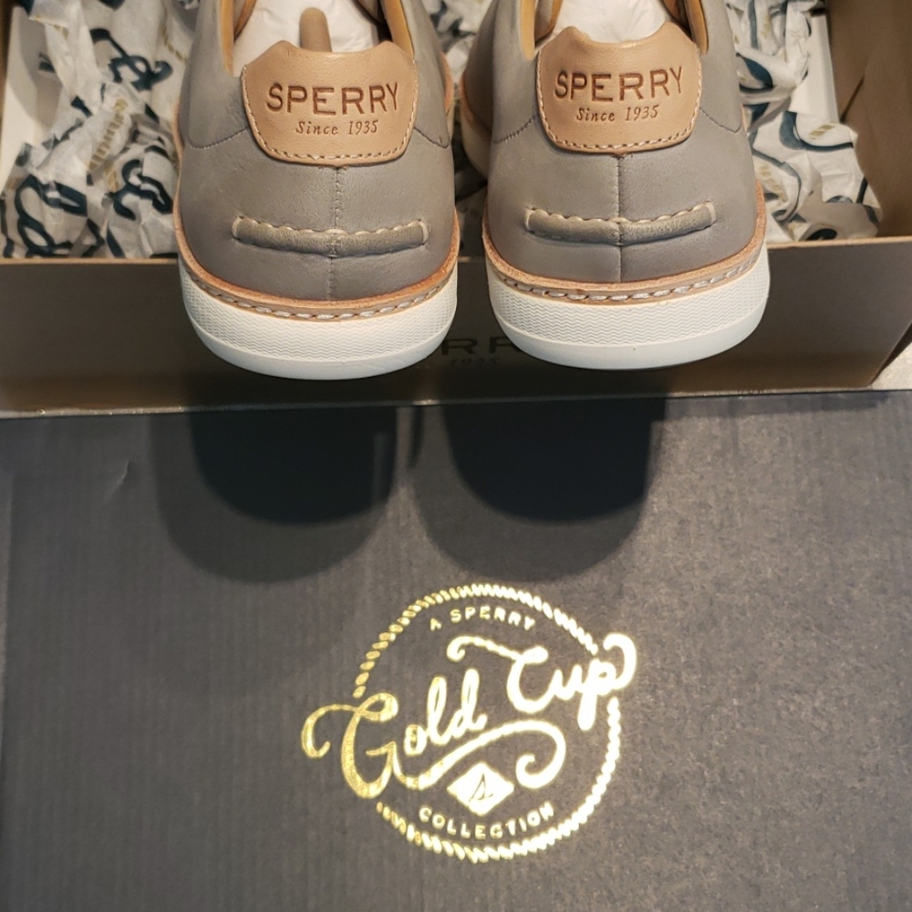 SPERRY New GOLD CUP CRUZ Sneaker 18K Gold 🎉HP🎉 - Picture 11 of 12